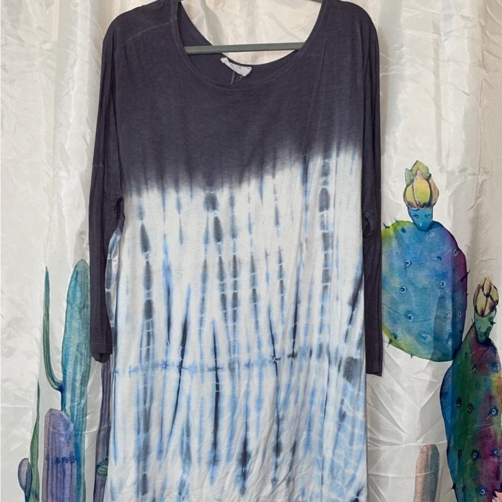Peach Love California tie dye swing dress - Picture 6 of 10